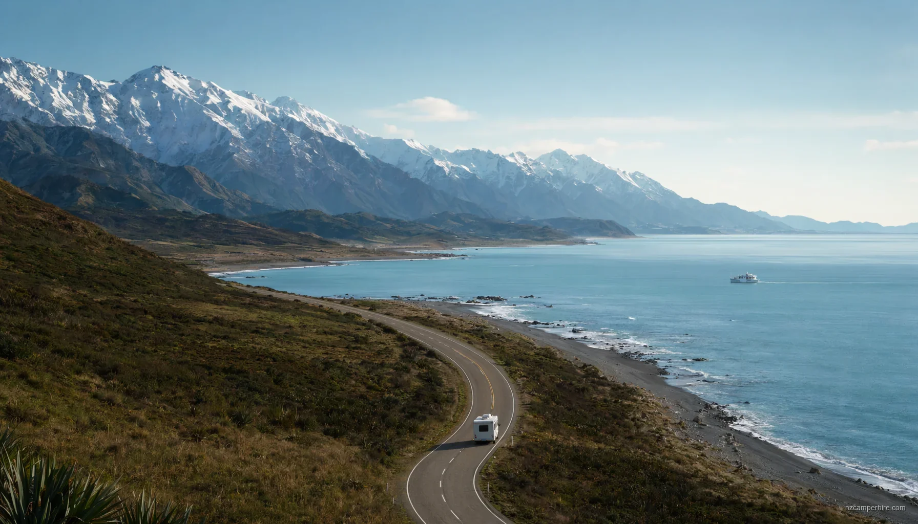 9-day South Island east-coast focus — NZ motorhome itinerary