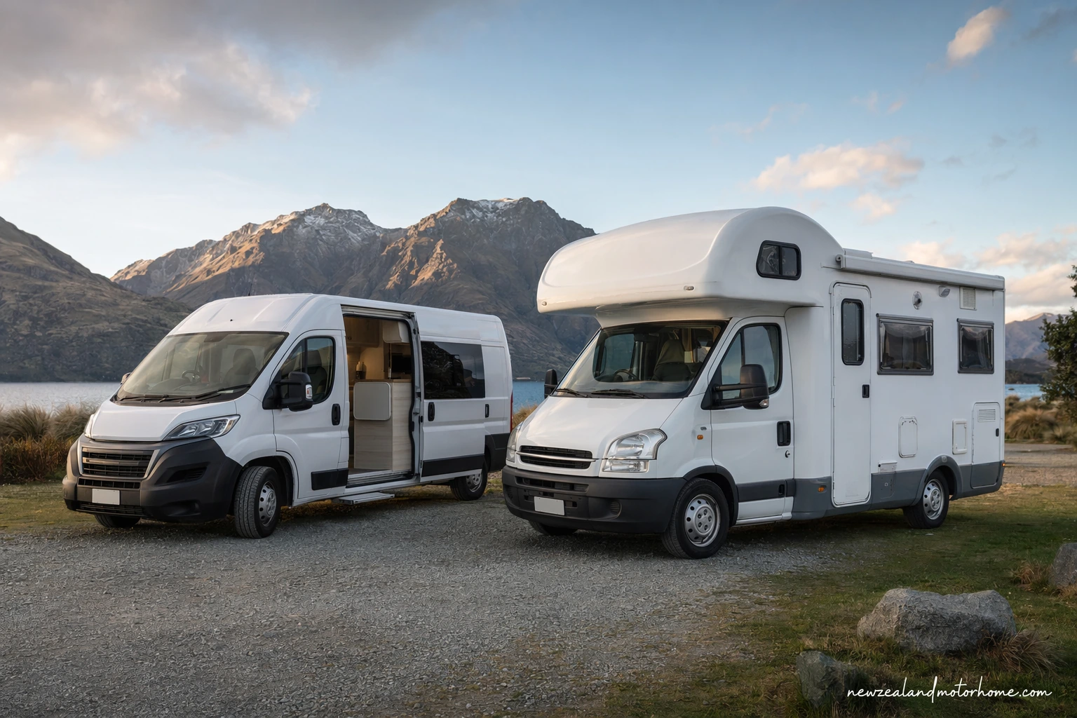 2 berth vs 4 berth campervan — campervan scene