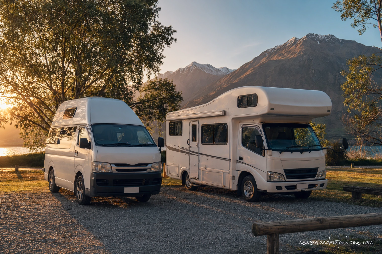 budget vs premium campervan new zealand — campervan scene