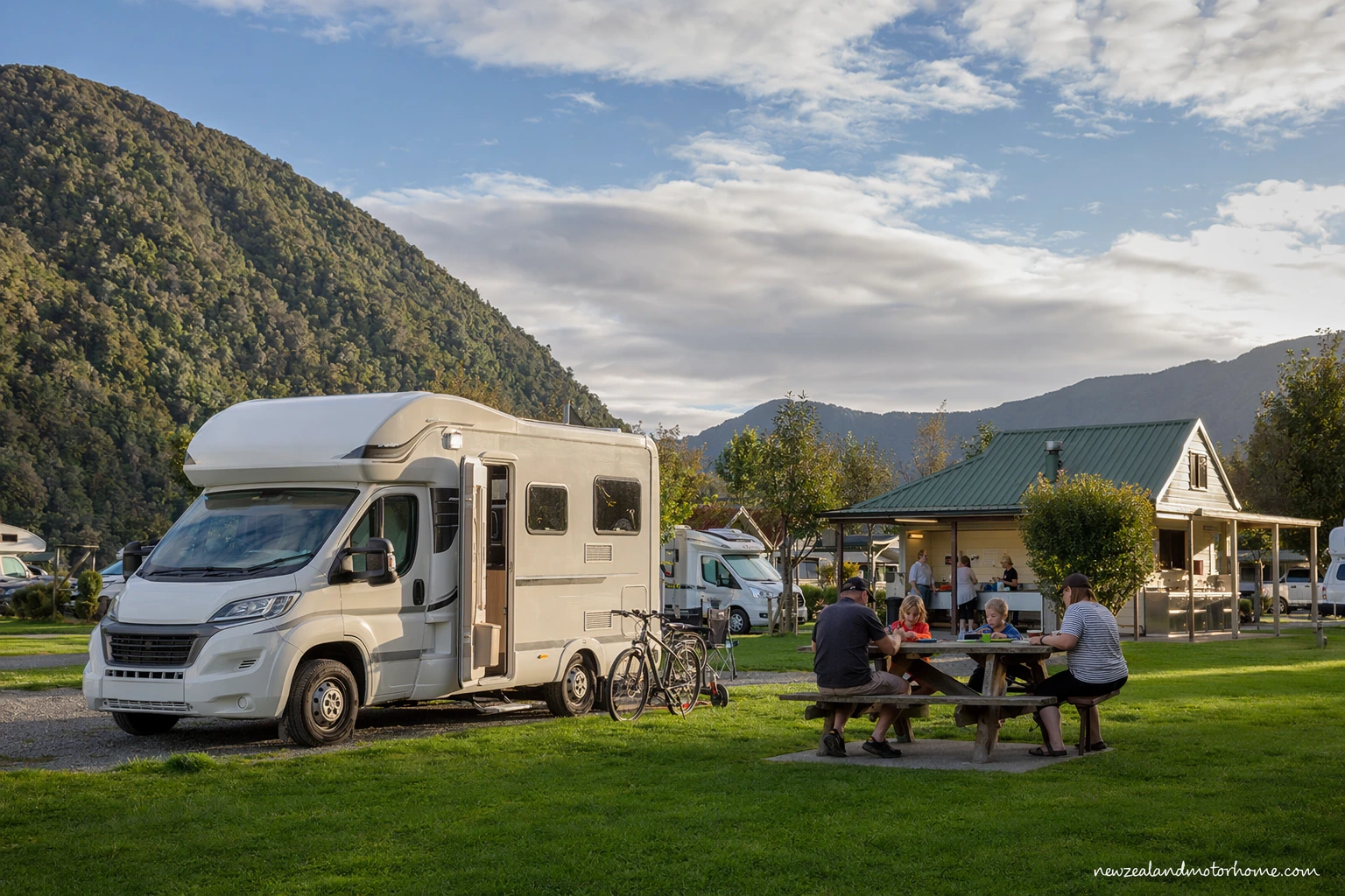 holiday parks central otago — campervan scene