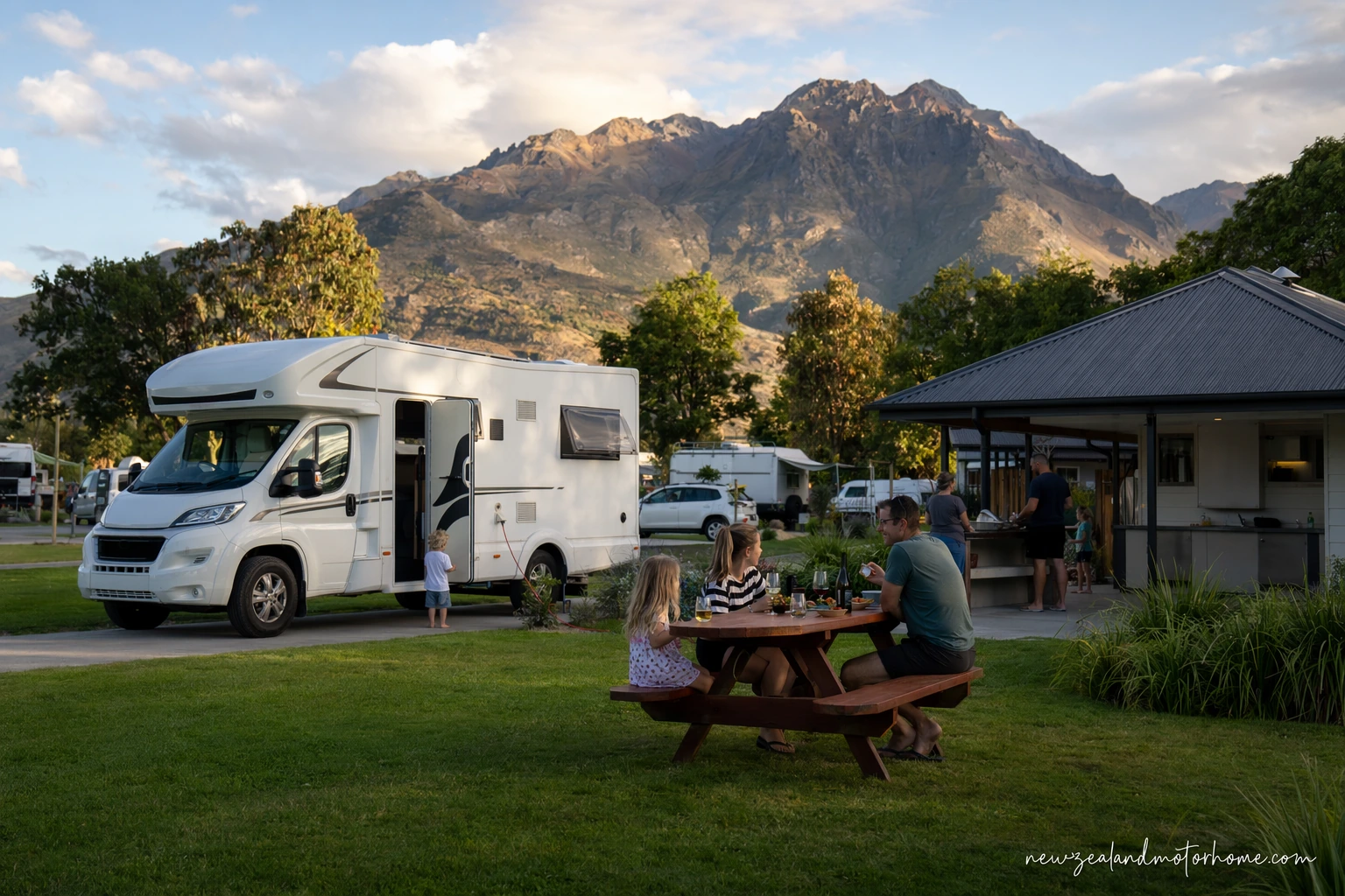holiday parks coromandel — campervan scene