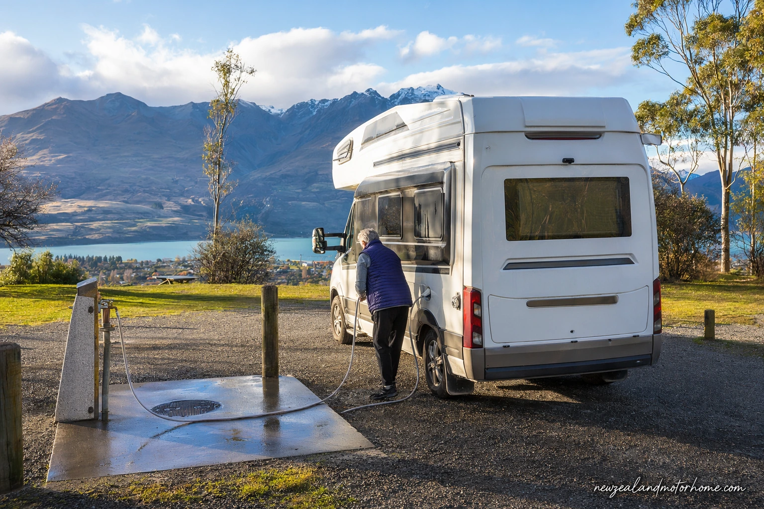 holiday parks dunedin — campervan travel