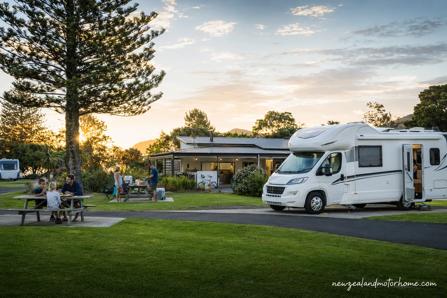 holiday parks geraldine — campervan scene