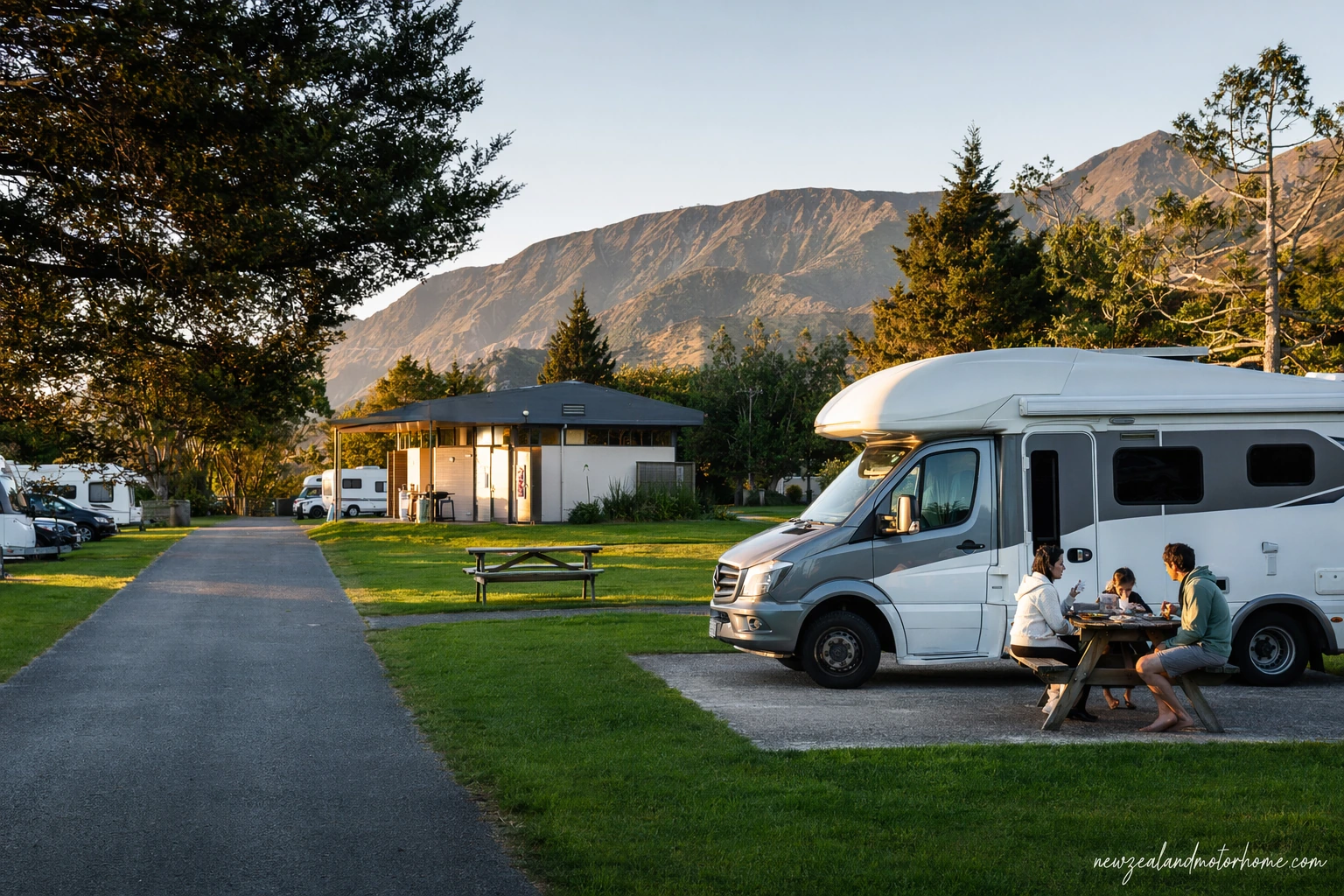 holiday parks gisborne — campervan scene