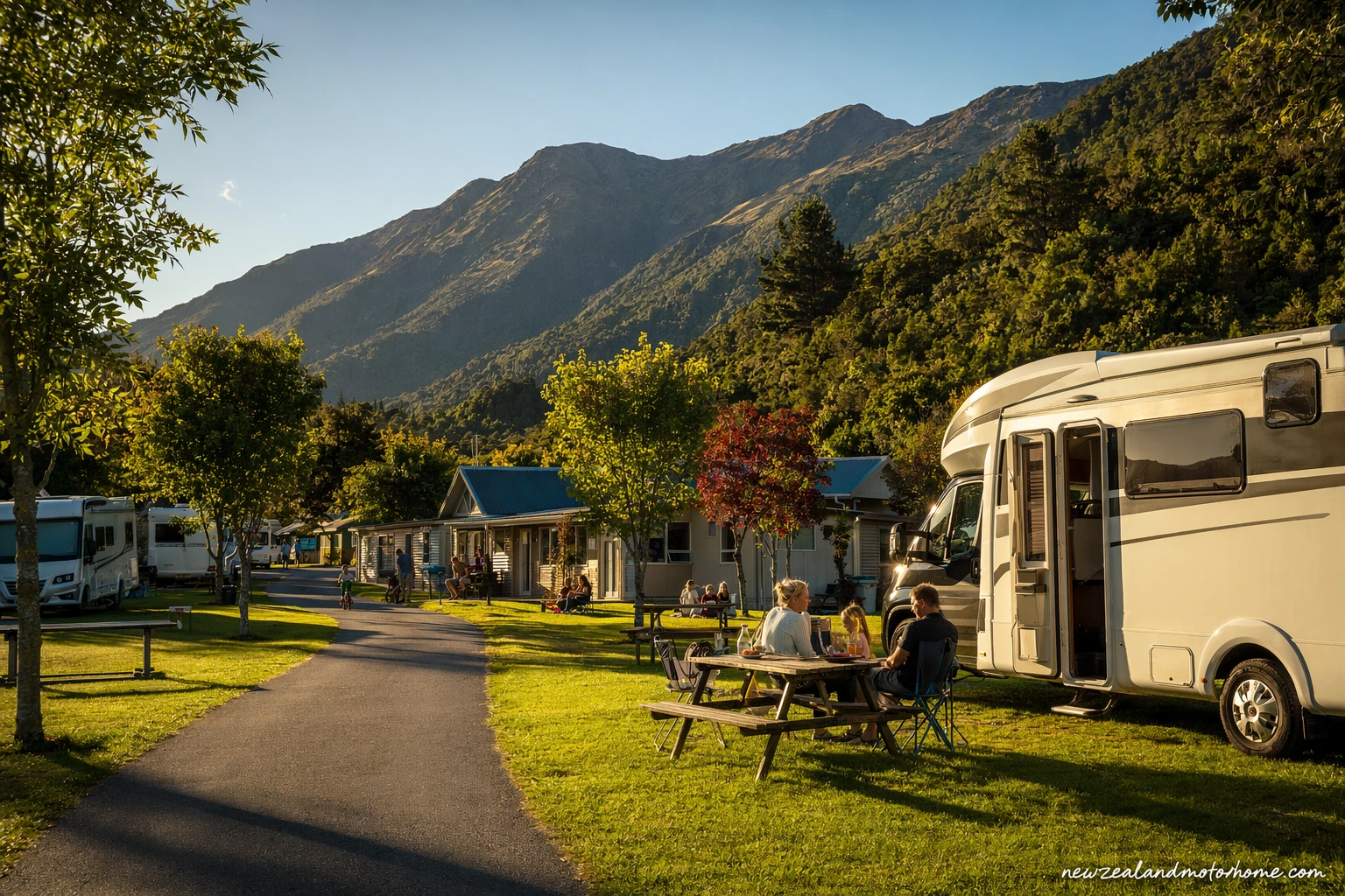 holiday parks marlborough — campervan scene