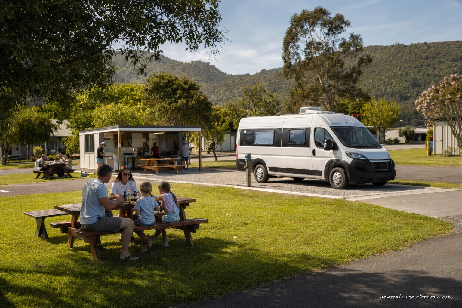 holiday parks nelson tasman — campervan scene