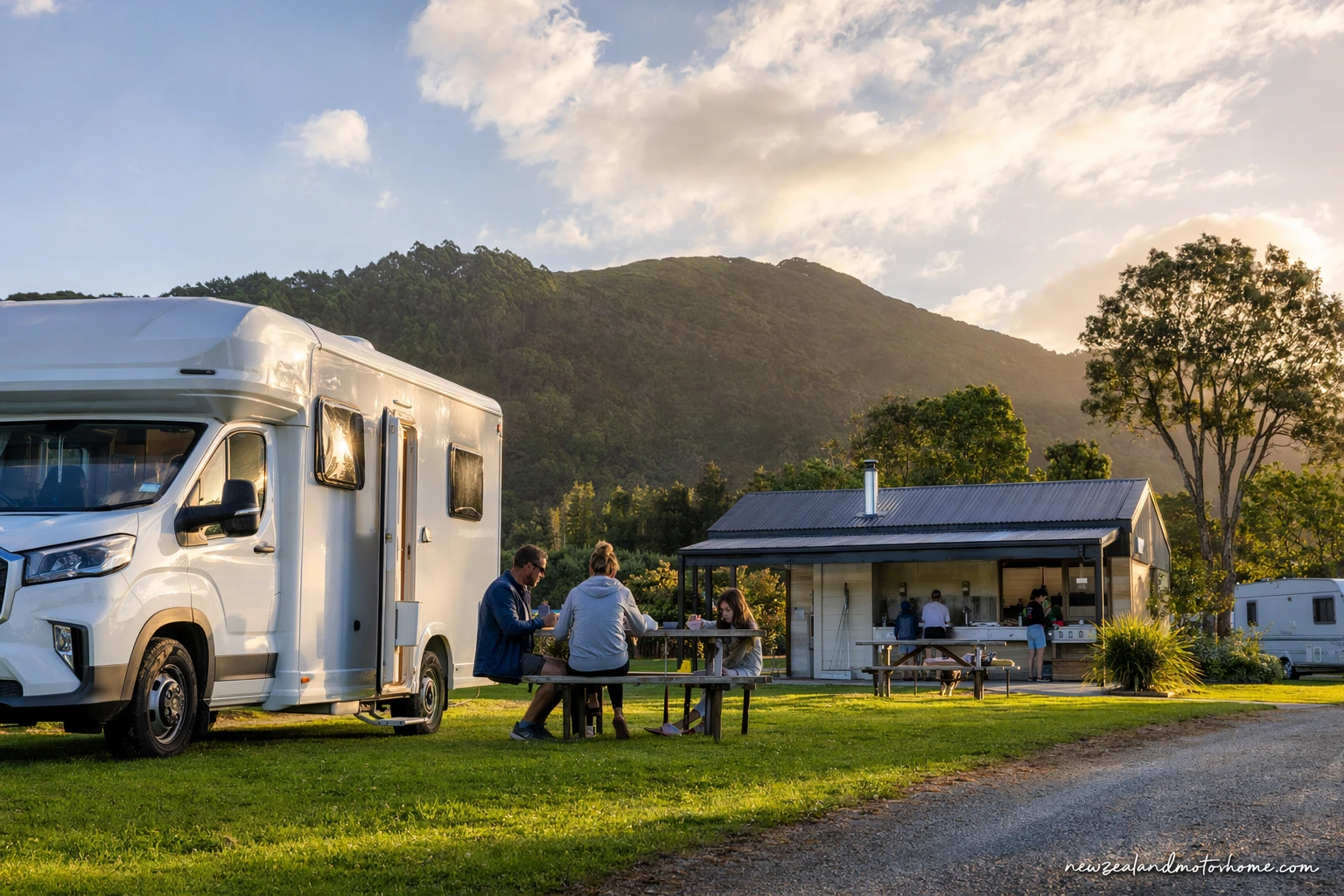 holiday parks picton — campervan scene