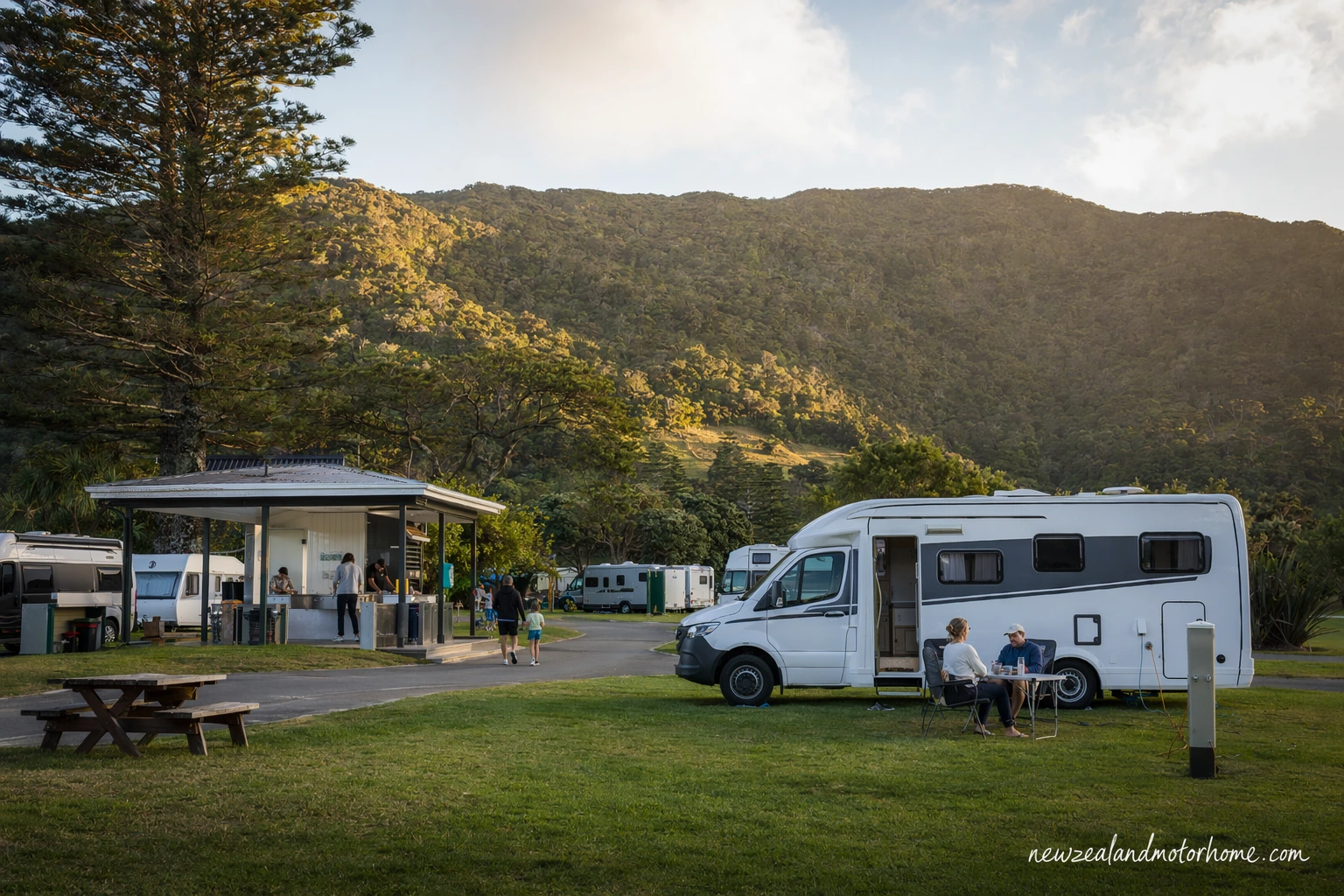 holiday parks queenstown lakes — campervan scene