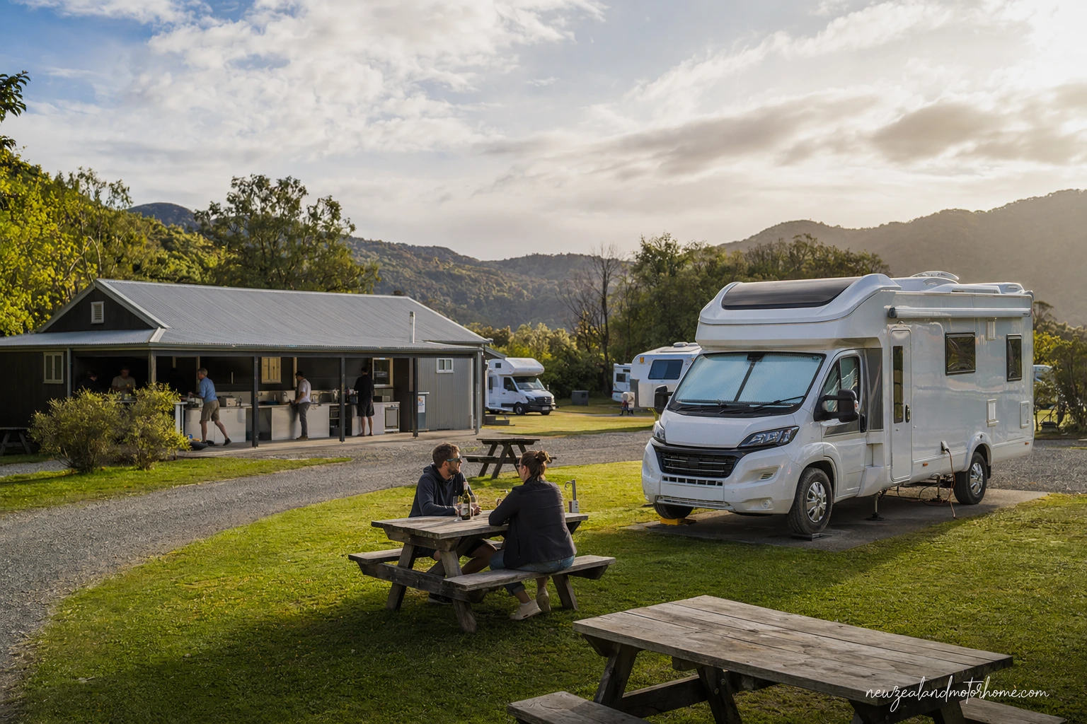 holiday parks tauranga — campervan scene