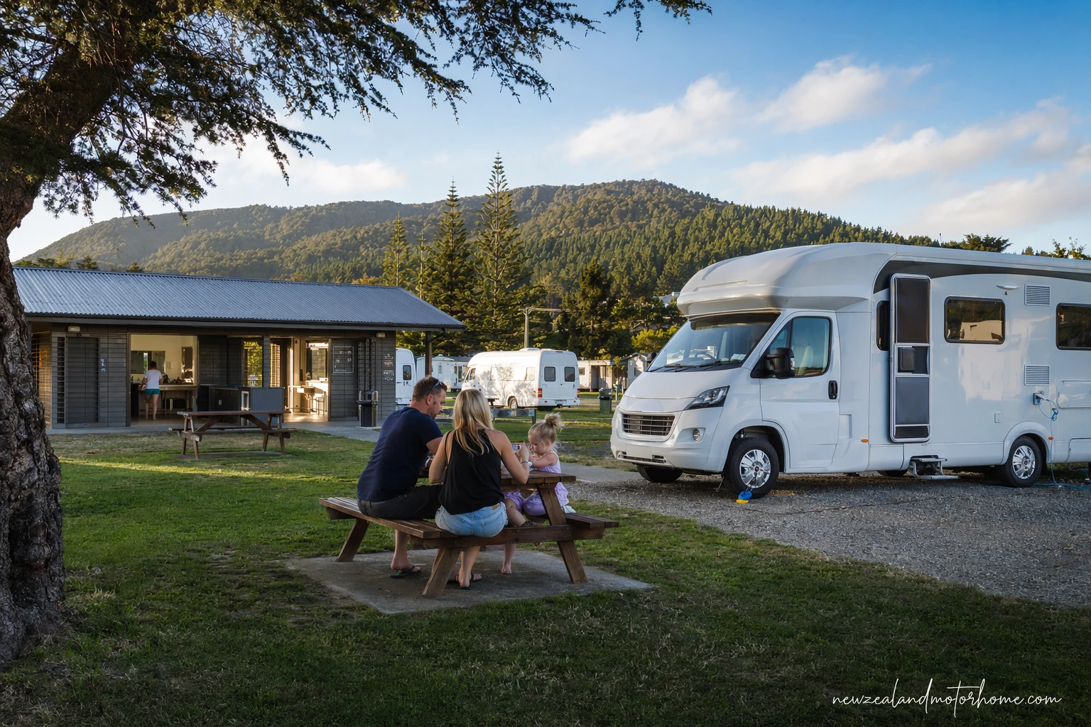holiday parks wairarapa — campervan scene