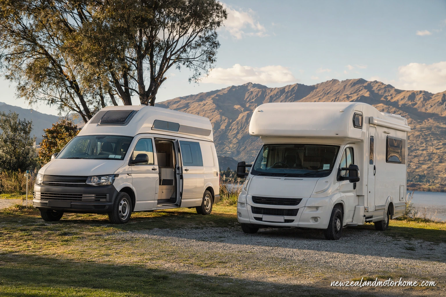 new vs ex rental motorhome new zealand — campervan scene