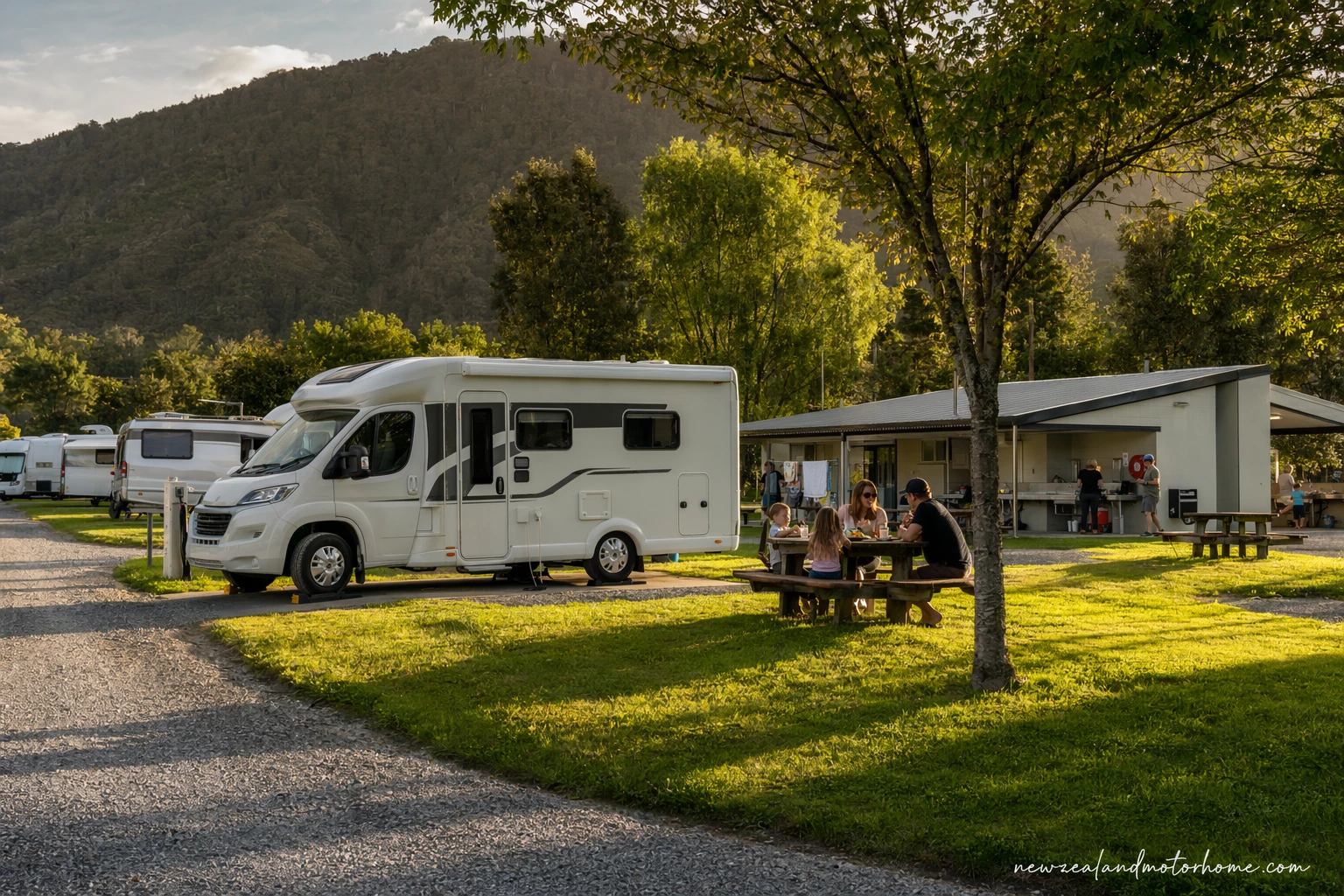new zealand campervan campsites — campervan scene