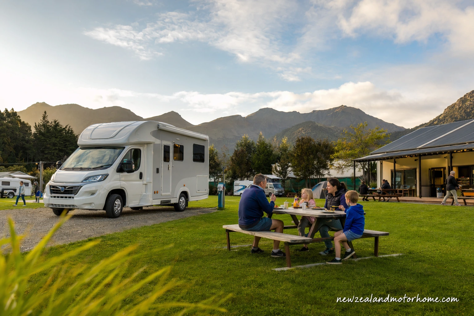 powered vs unpowered campervan sites nz — campervan scene