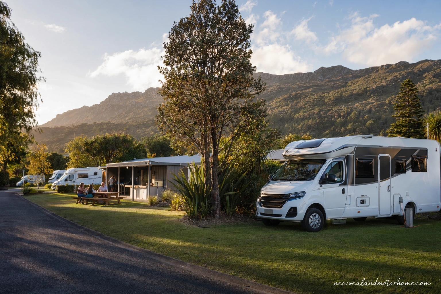 top holiday parks new zealand — campervan scene