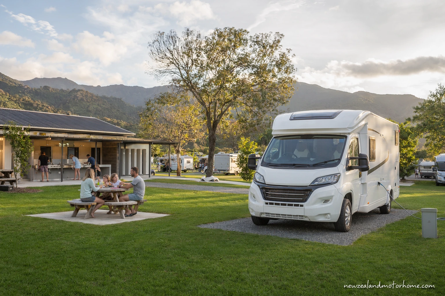 top 10 holiday parks south island — campervan scene