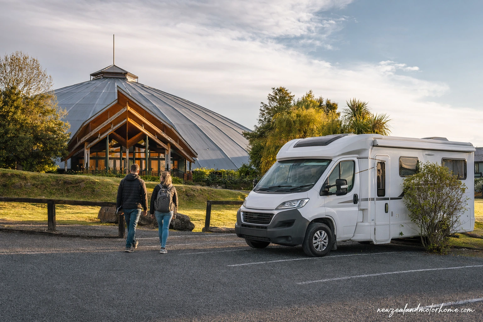 visiting agrodome rotorua by campervan — campervan scene
