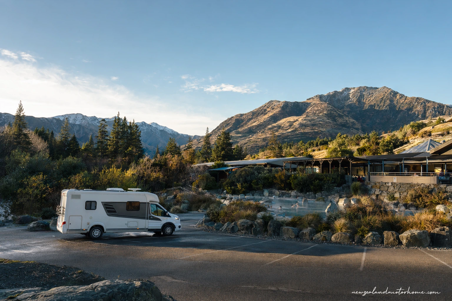 visiting hanmer springs thermal pools by campervan — campervan travel