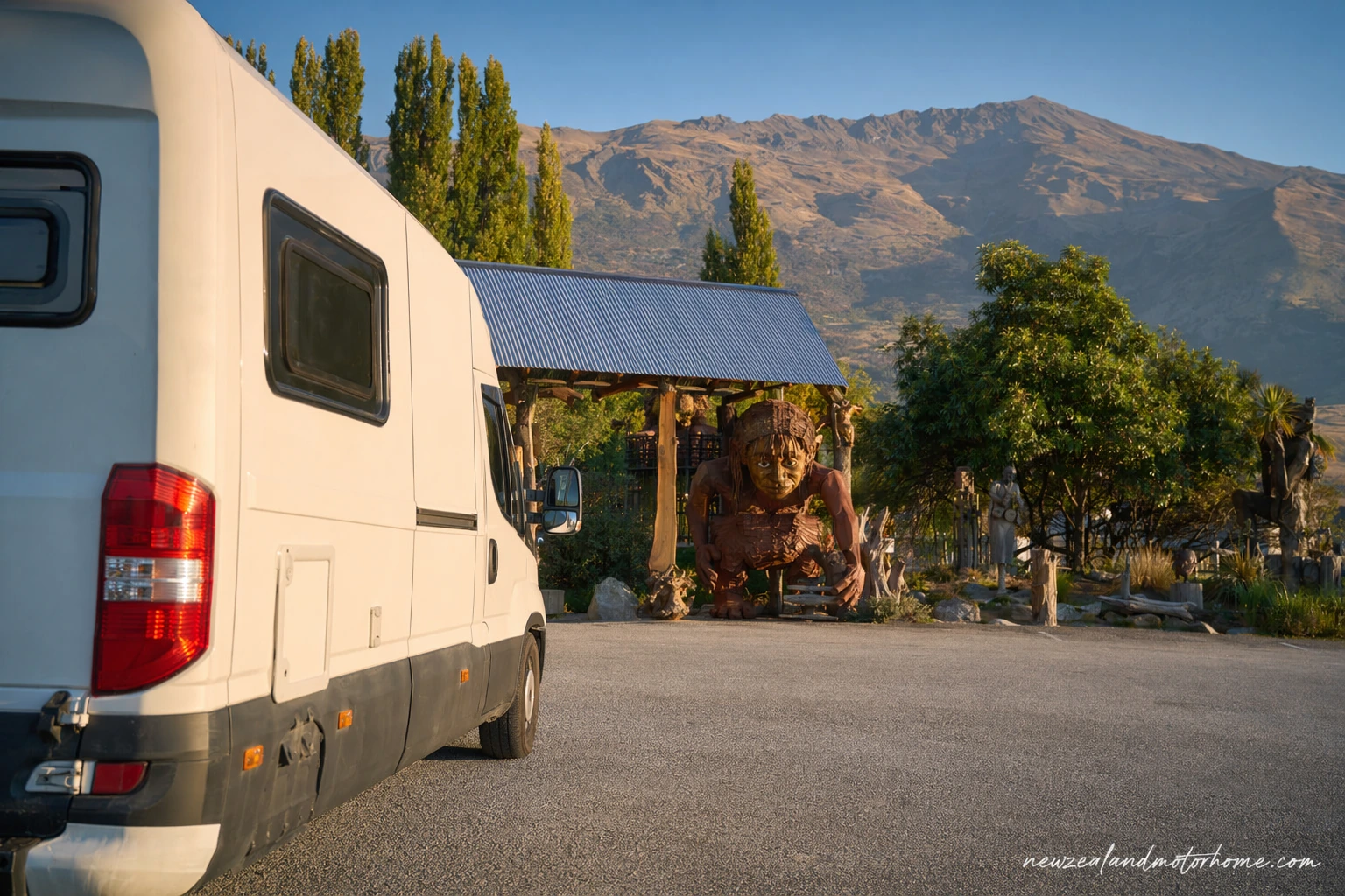 visiting puzzling world wanaka by campervan — campervan scene