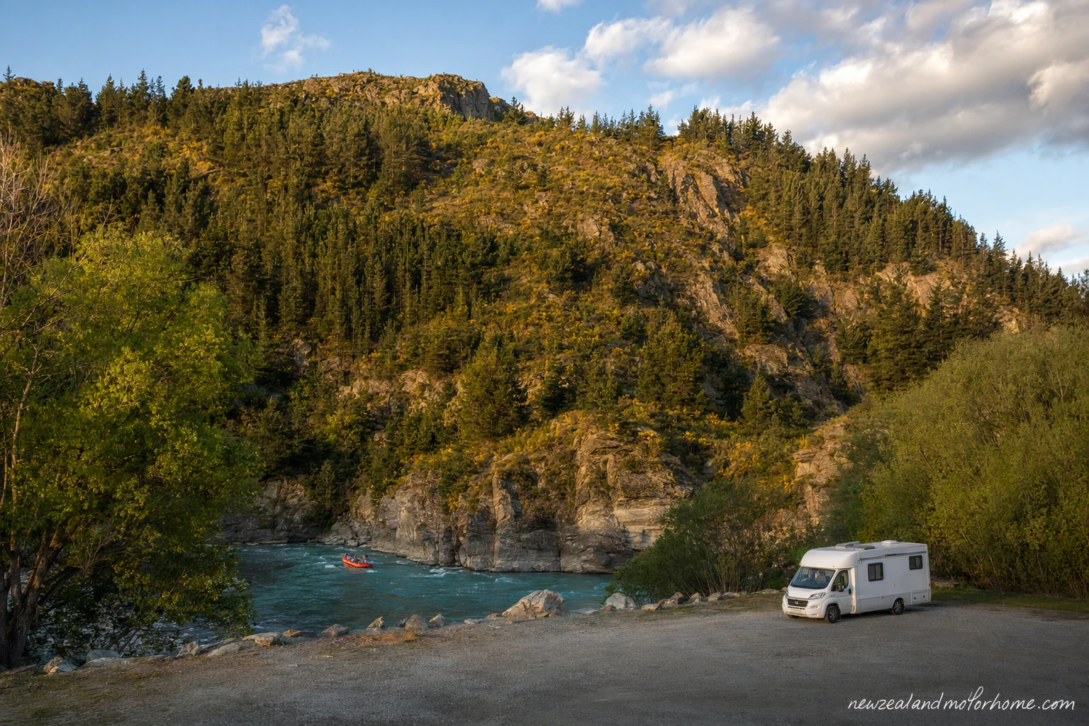 visiting shotover jet by campervan — campervan travel