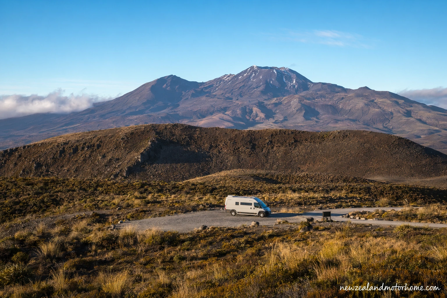 visiting tongariro alpine crossing by campervan — campervan travel