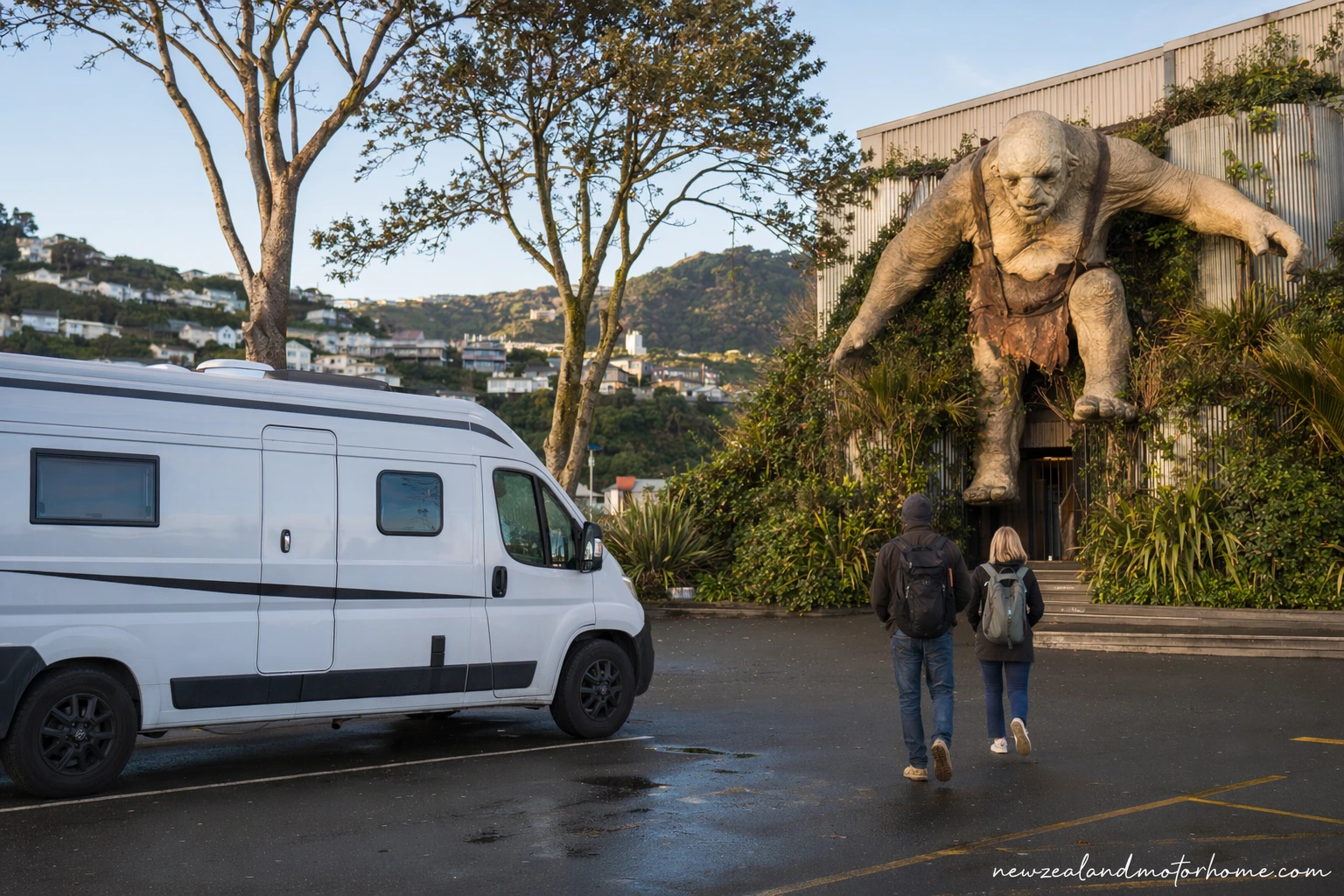 visiting weta workshop wellington by campervan — campervan scene