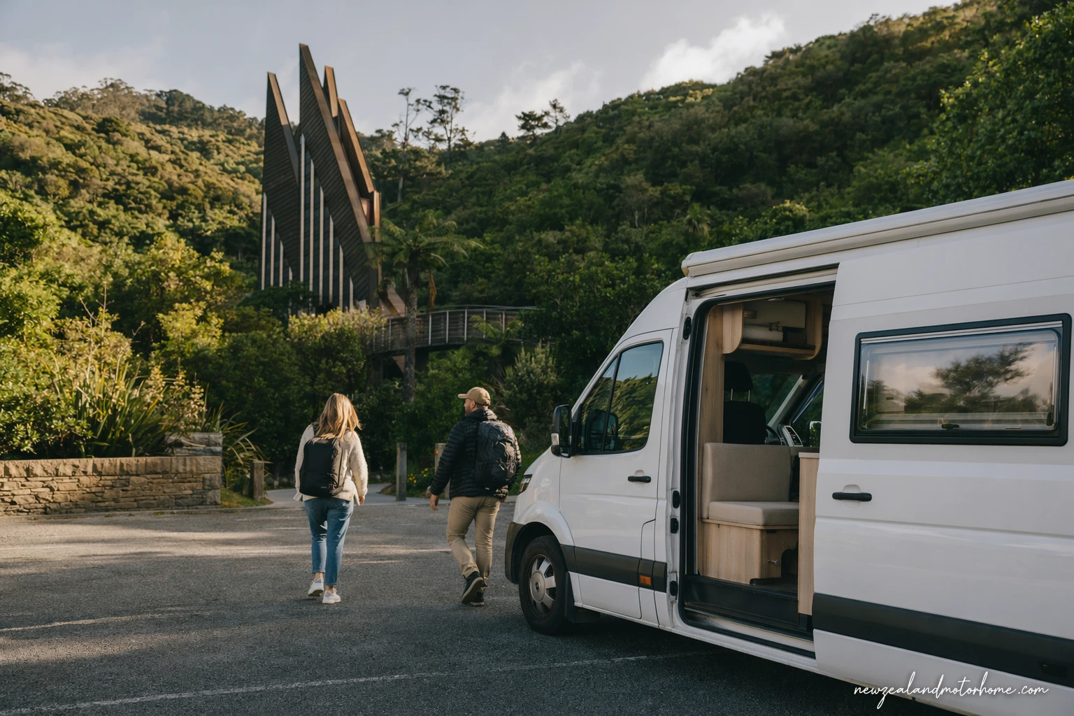 visiting zealandia wellington by campervan — campervan scene
