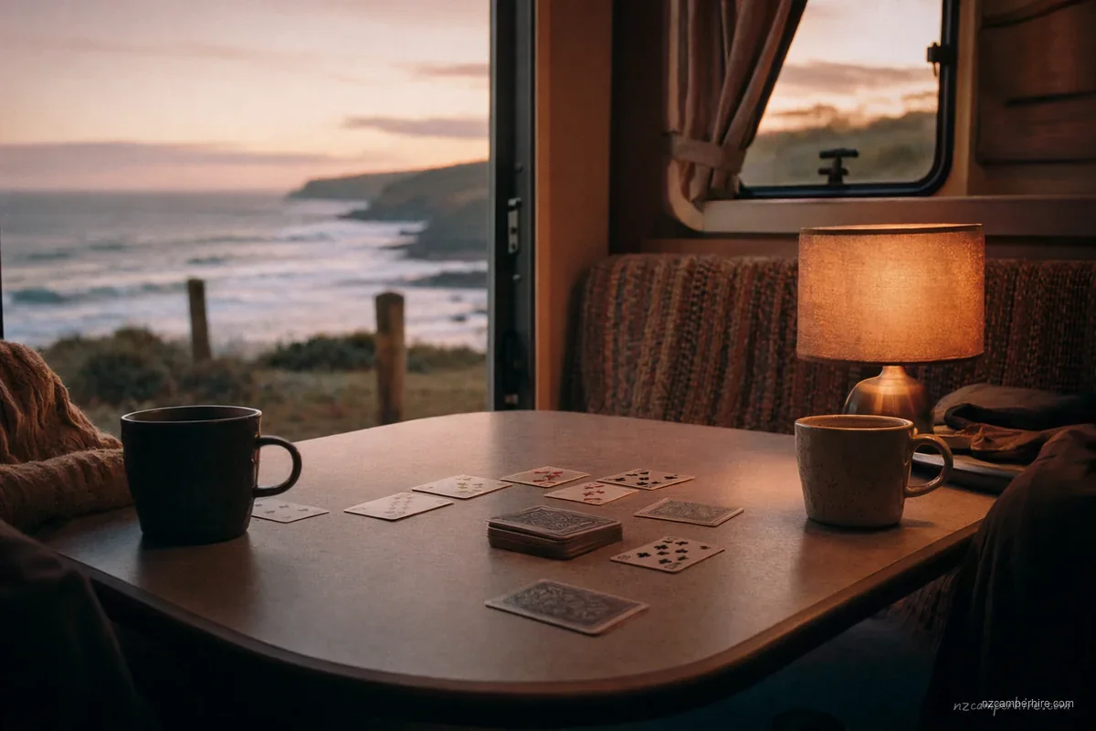 A quiet moment on the Rotorua to Hobbiton — motorhome drive guide route