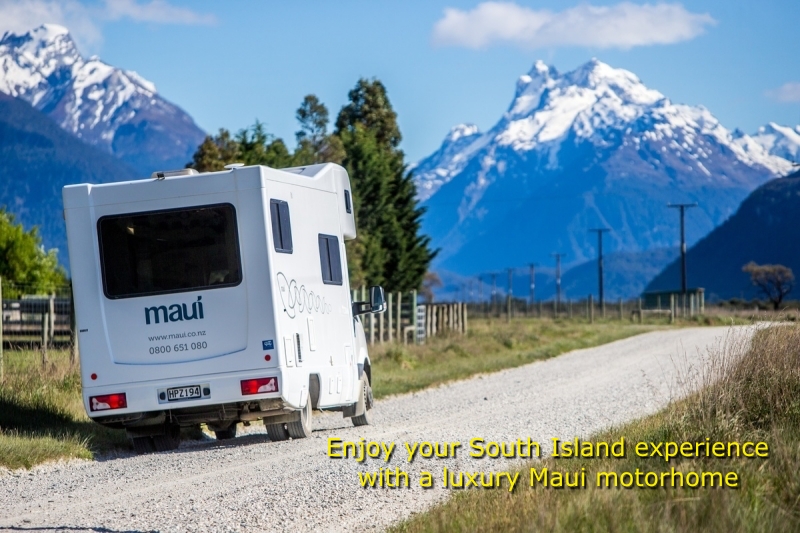 Maui campervan hire - South Island NZ